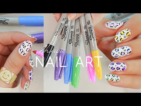 Video: Tırnaklarınızı Sharpie Marker ile Nasıl Renklendirirsiniz (Resimli)