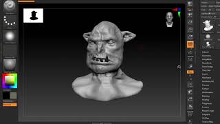 Creature with ZBrush - Ogre (Part 1)