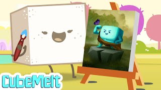 Art Jam Ep8 The Misadventures Of Cubemelt S2 Cartoons For Kids