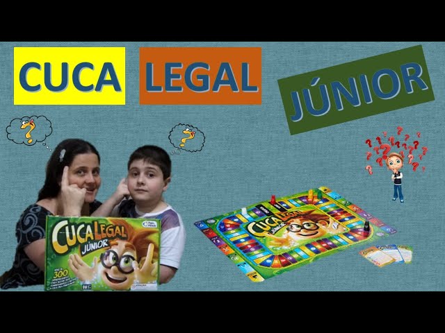 Jogo Cuca Legal Júnior com mais de 300 Perguntas de Conhecimentos