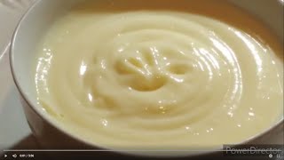 CRÈME PÂTISSIÈRE SANS ŒUFS (2 RECETTES)/EGGLESS CUSTARD (2 Recipies)