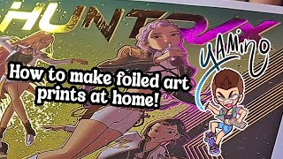 How to make foiled art prints at home! Noticias