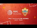 Alsharif group asg is sponsoring ud almeria uda 2019  2020