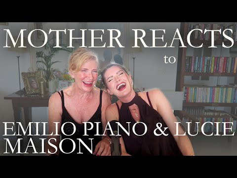Mother Reacts to THE BEST 14 year old songstress we've ever seen! 💖 Emilio Piano ft. Lucie - Maison