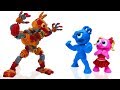 TINY RESCUES PINKY FROM ROBODOG - Superhero Stop Motion Animation Cartoons