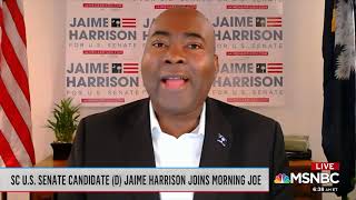 Jaime Harrison gets emotional