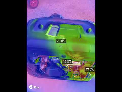 CARVER PPG-3500IS обследование тепловизором инверторного генератора