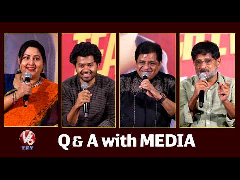 Q & A with MEDIA | Donga Naa Koduku Movie Teaser Launch Event | V6ENT