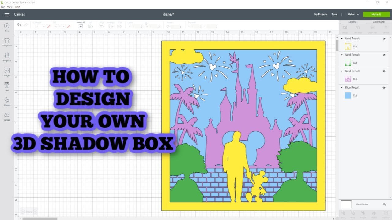 Download How To Design A 3d Shadow Box With Cricut Design Space Youtube