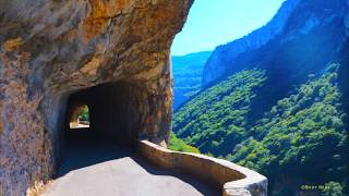 Gorges du Nan, Vercors (4K drone) - Magnificent French Roads