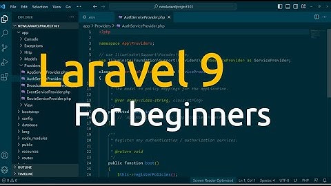 1 INSTALLING LARAVEL WITH UI BREEZE