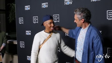 Lena Waithe and Taiki Waititi at the At&T Hello Lab Mentors Event
