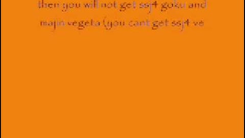how to get ssj4 goku and majin vegeta in dragonball z shinbudokai 2