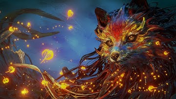 Blender - Splash Fox - 4K