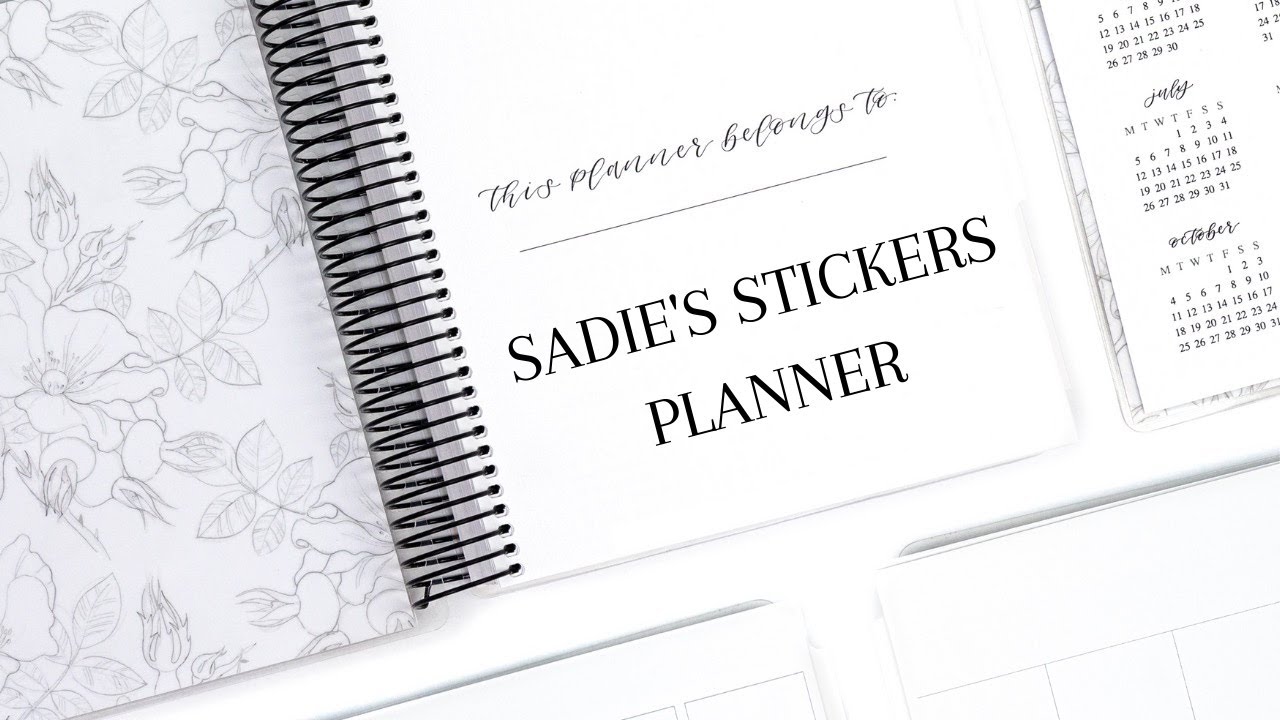SADIE'S STICKERS PLANNER REVIEW! 3/19 LAUNCH DATE!