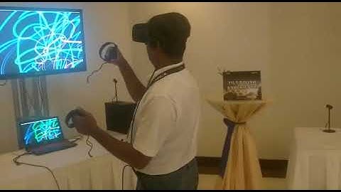 Oculus VR Device with Tilt Brush Deployed @ HCL Event in Cambodia.