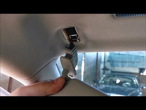 Audi A4 B8 - How to remove sun visor and supports 