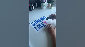 SOMEONE LIKE YOU By Adele Lettering Lettering Adele Someonelikeyou Posca 