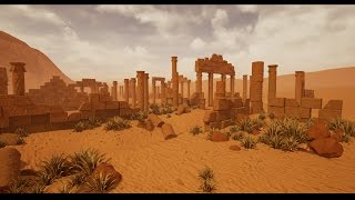 Making of Desert Ruins 3ds max - Unreal Engine tutorial part- 2