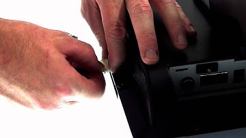 EVO TP4: Attaching the EVO MR4 Magnetic Stripe Reader to the EVO TP4 POS Terminal