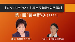 知っておきたい！弁理士豆知識①～裁判所のイロハ～