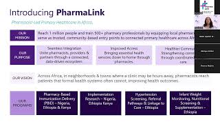Information PharmaLink Official Launch & Africa Pharmacy Challenge | Webinar Replay News
