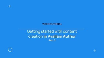 Content creation in Avallain Author: Managing and editing activities in Learning Objects