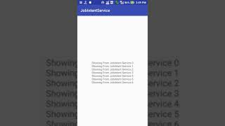 Android JobIntentService Example -Thoughtnerds