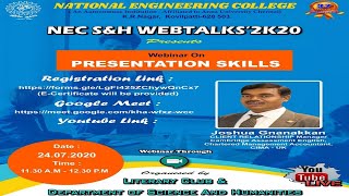 Webinar on Presentation Skills