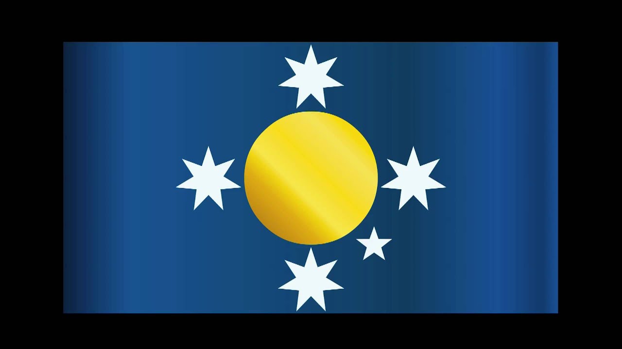 new australian flag design the sun and stars youtube