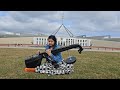 Aganaga song infront of Australia Parliament