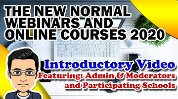 The New Normal - Webinars and Online Courses Introductory Video 2
