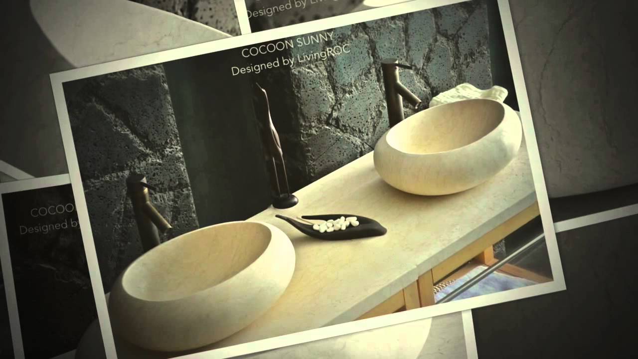 Egyptian Marble bathroom Sink 19.3 x15 COCOON SUNNY YouTube