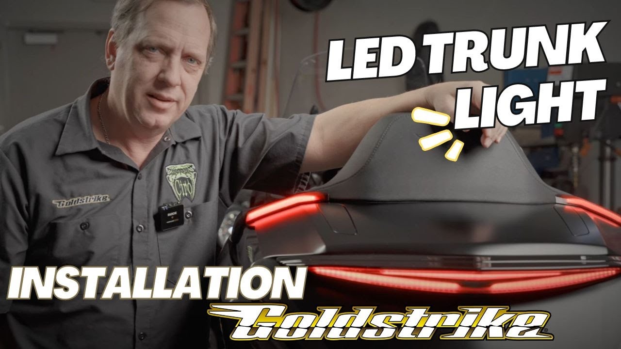 Ciro Goldstrike LED Trunk Light Kit For Honda Gold Wing (2018-2020) - Sequential Turn Signals, Run & Brake Lights