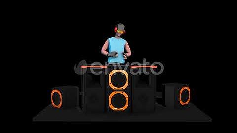 3D Sketch DJ MASTER VJ | Motion Graphics - Envato elements
