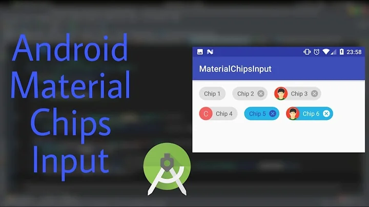 Android Material Chips Input | Material Design | Androdi Studio Tutorial