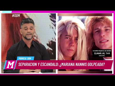 Separación y escándalo: ¿Mariana Nannis golpeada por Caniggia?