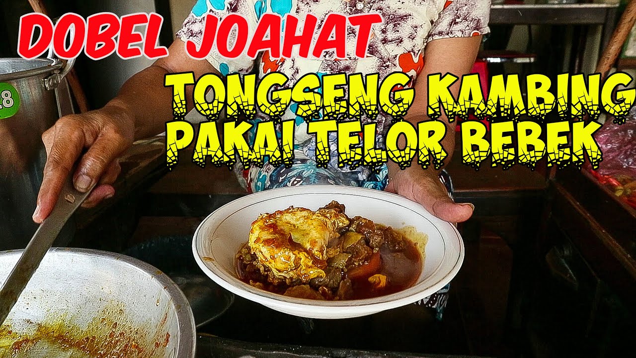 TONGSENG KAMBING PAKAI TELOR BEBEK, DOBEL KOLESTEROL || TONGSENG KAMBING PAK KAWIT