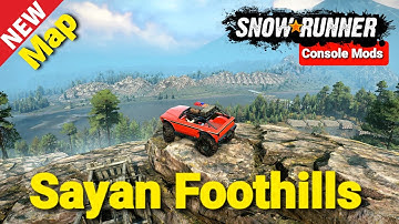 New Map Sayan Foothills In Snowrunner Update xbox one