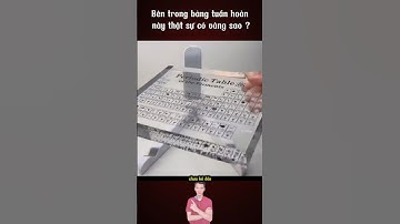 Đây là một bảng tuần hoàn rất thú vị bởi bên trong các nguyên tố là thật