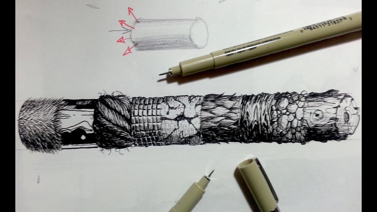 Pen Drawing for Beginners: Permanency, Texture and Composition