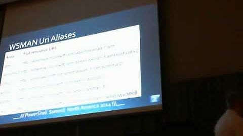WSMan Cmdlets - Richard Siddaway - PowerShell Summit 2014