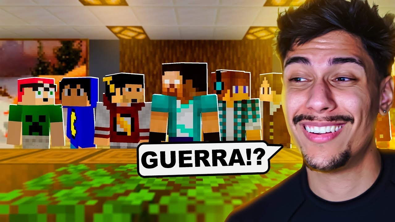 REZENDE VAI TER UM NOVO MINECRAFT GUERRA com TODOS YOUTUBERS!? ‹ Ine ›