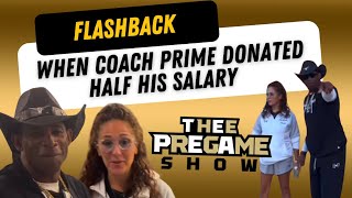 Flashback - On This Day In History, Coach Prime Donates Half His Salary! Net Worth