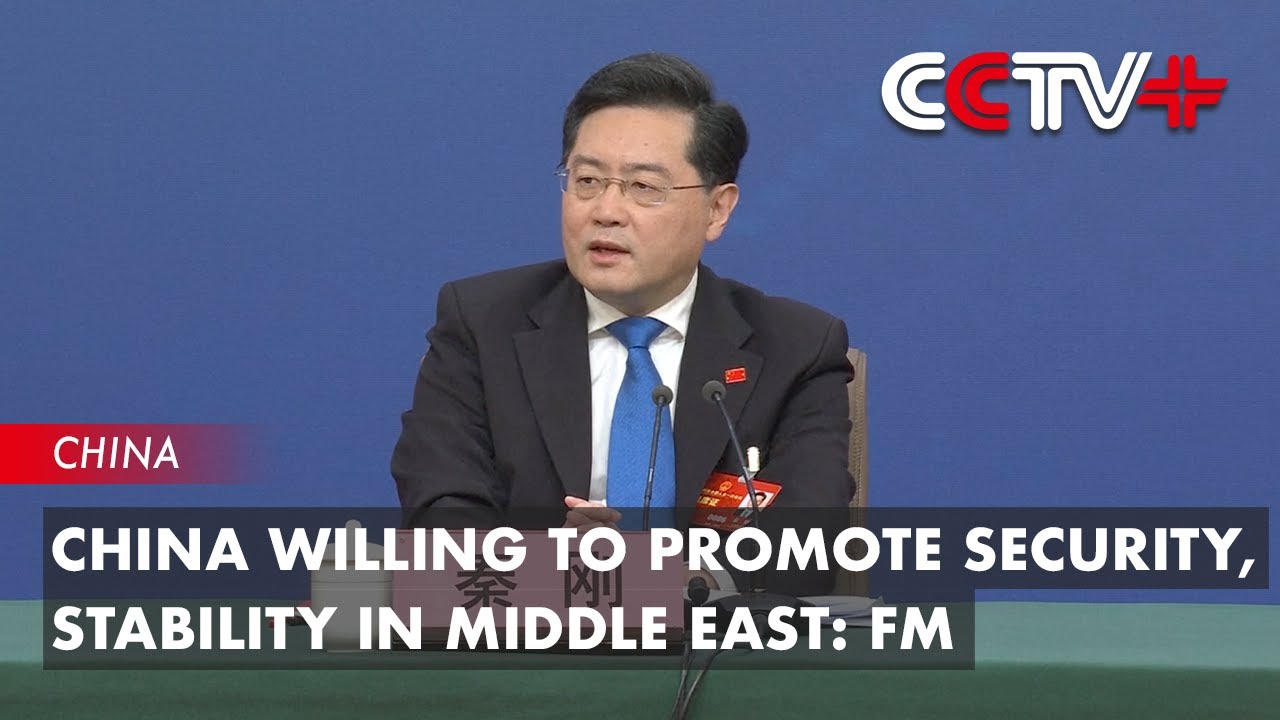 China Willing to Promote Security, Stability in Middle East: FM - YouTube