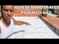 IDEIA DE GENIO como fazer o próprio piso os fabricante de piso não querem que voce saiba disso VEJA