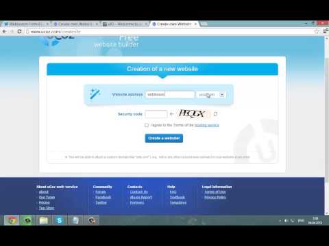 Ucoz საიტის გაკეთება! By Abela Weblesson.Comuf.Com