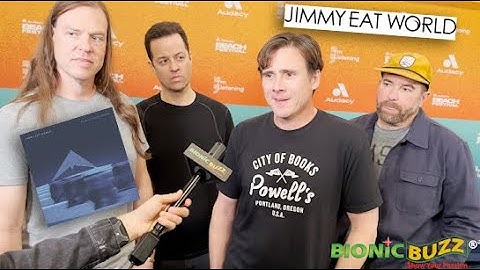 Jimmy Eat World Backstage Interview at Audacy Beach Festival