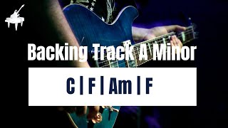 Rock Backing Track A Minor | 100 BPM | Guitar Backing Track