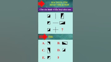 IQ Việt Nam | Bài Toán Tìm Hình Thích Hợp #shorts